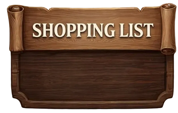 Shopping List